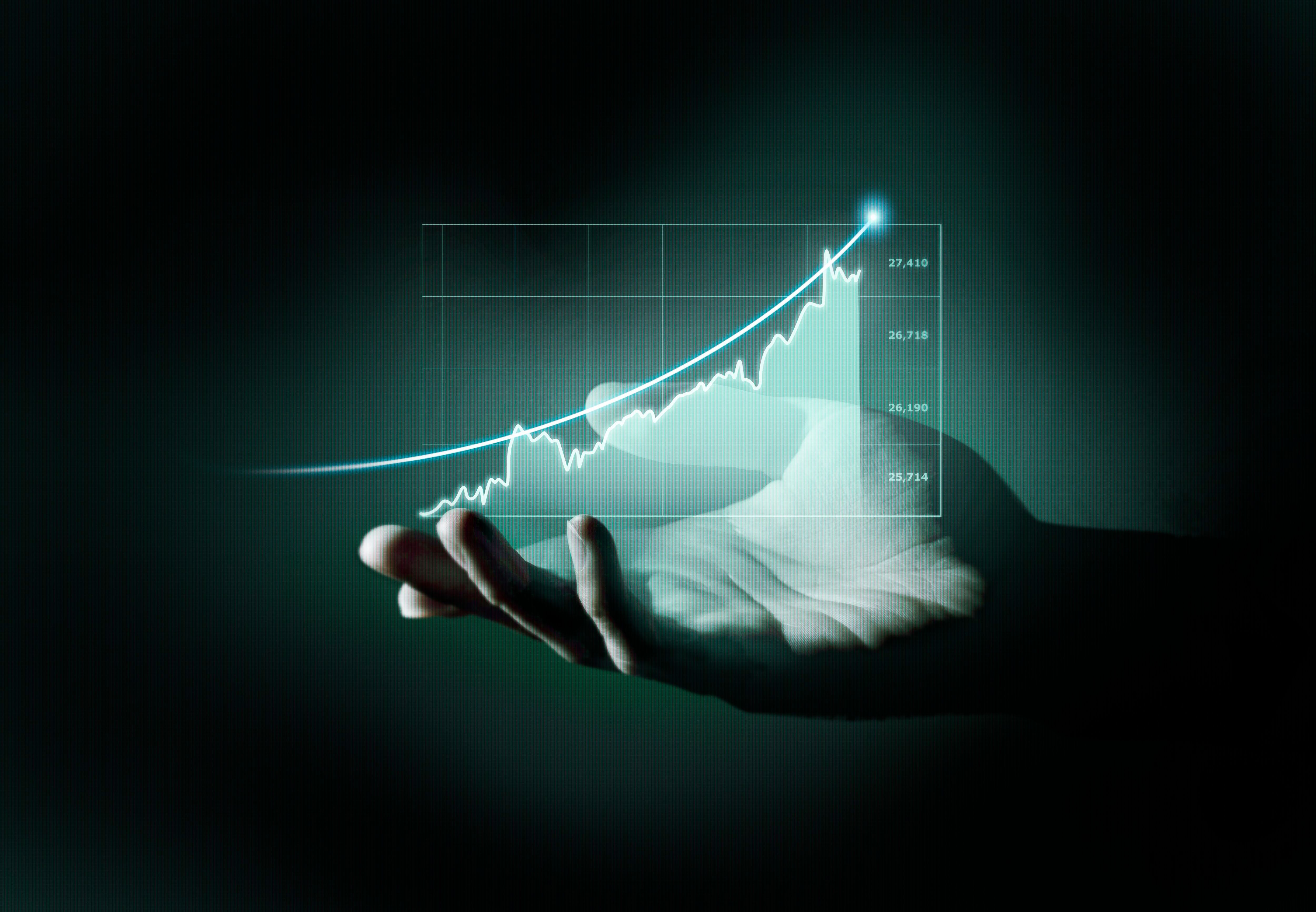 business-concept-with-graphic-holography